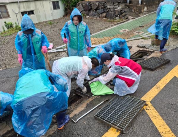 고성군, 집중호우 대비 빗물받이 정비 및 풍수해보험 홍보 기사 이미지