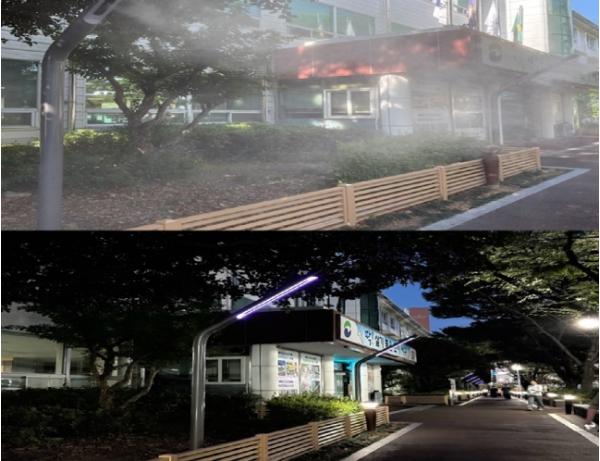 부산 서구, 서구청사 소공원에 쿨링포그 설치ㆍ운영